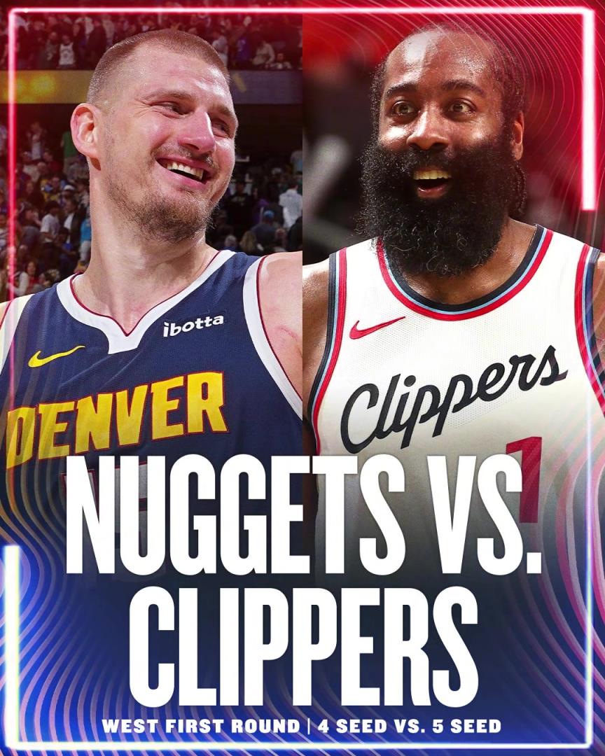 帶隊(duì)的神！哈登率快船鎖定西部第5，生涯從未缺席過季后賽！