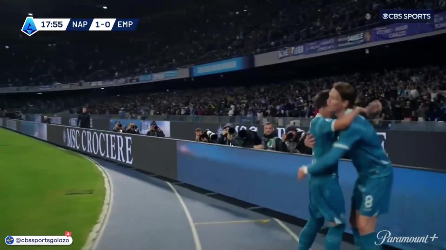 完美進(jìn)球！麥克托米奈中場(chǎng)帶球一條龍外圍勁射破門(mén)！