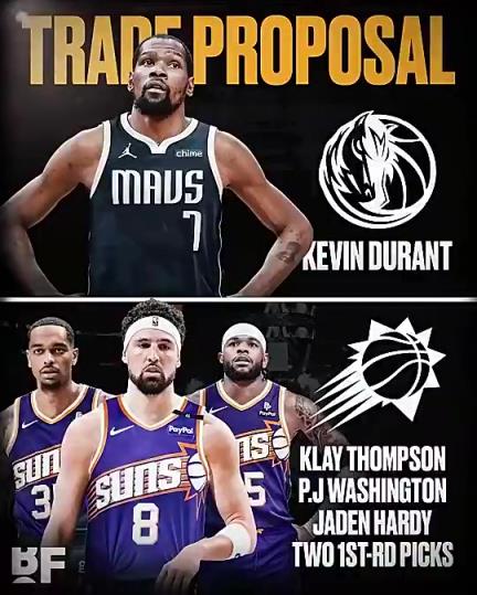 和歐文濃眉組三巨？美媒：獨(dú)行俠可用克萊+PJ+哈迪+倆首輪換KD-